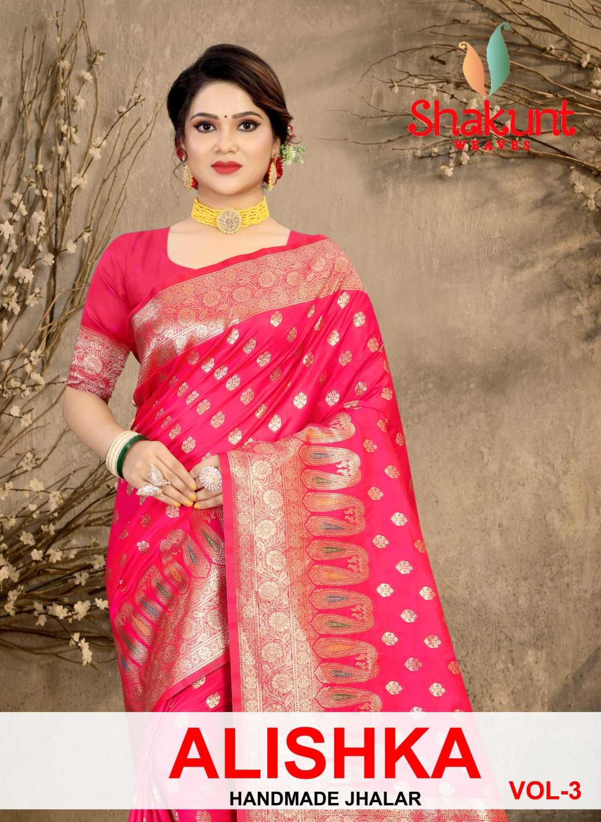 shakunt alishka vol 3 amazing wear silk saree collection 