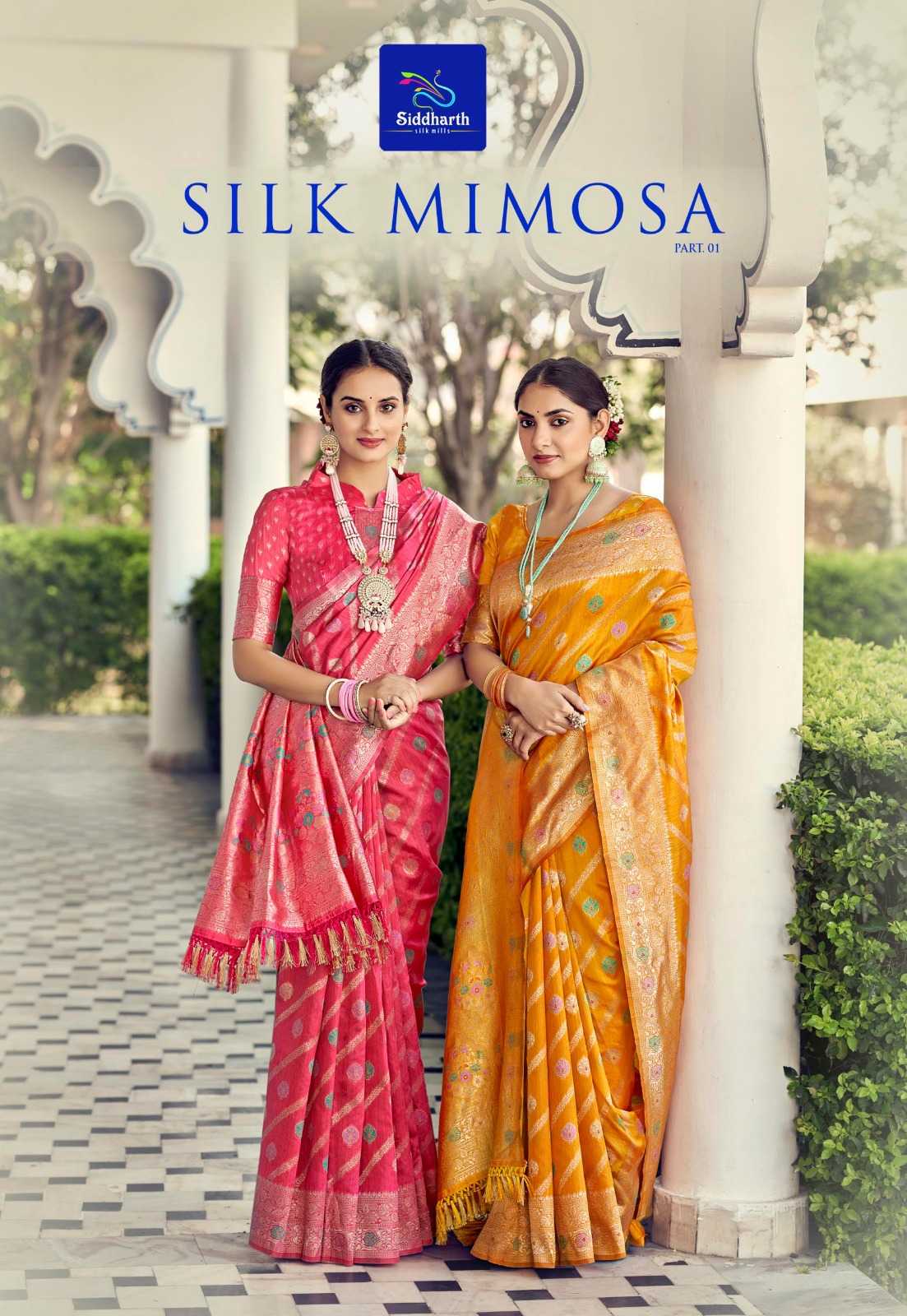 Silk mimosa by siddharth latest silk saree supplier