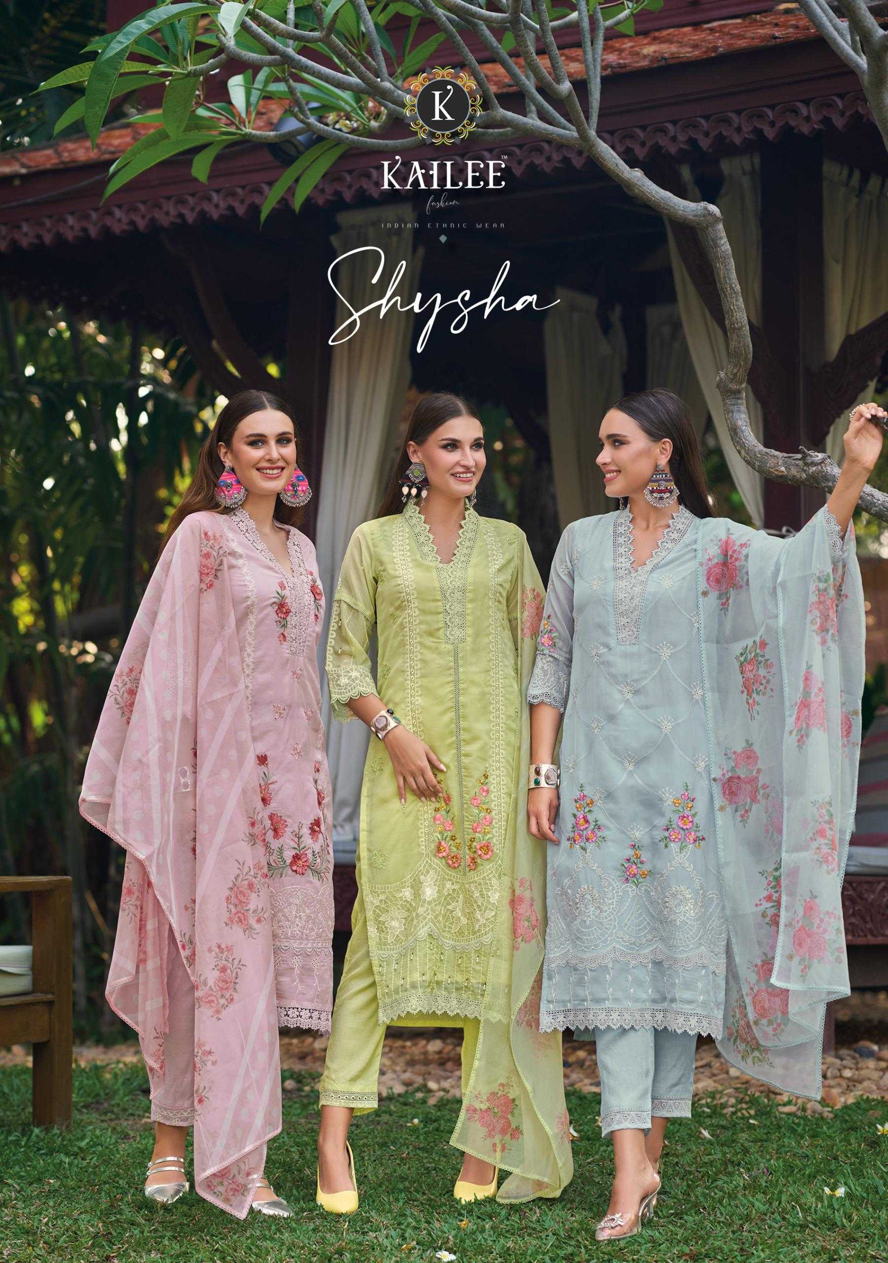 kailee fashion shysha exclusive premium pakistani cotton readymade salwar suit