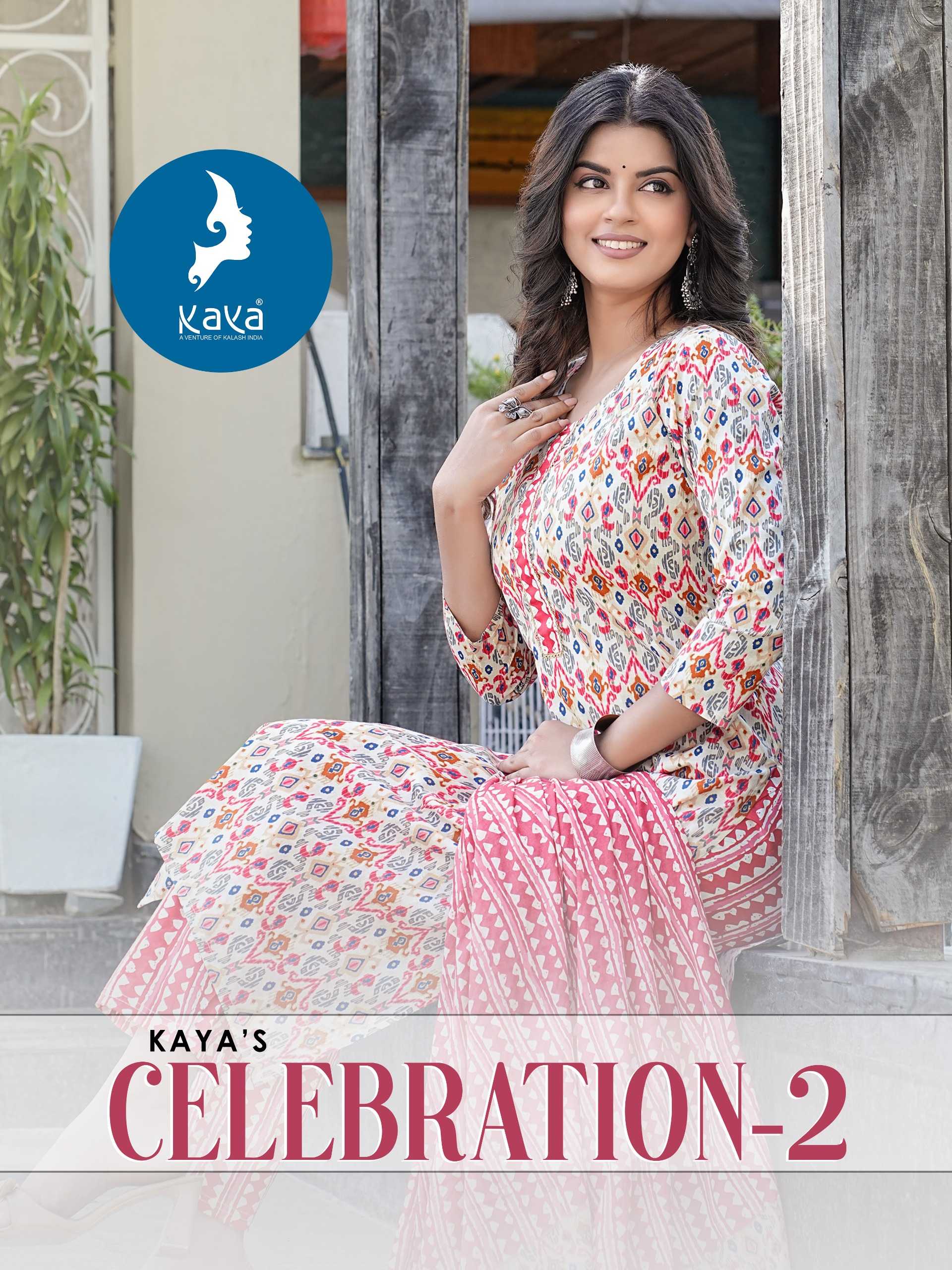 kaya celebration vol 2 cotton print readymade trendy suits 