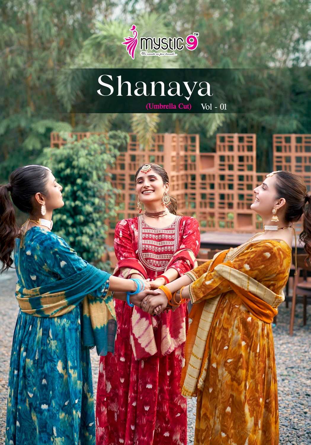 mystic9 shanaya vol 1 function stylish full stitch salwar kameeez