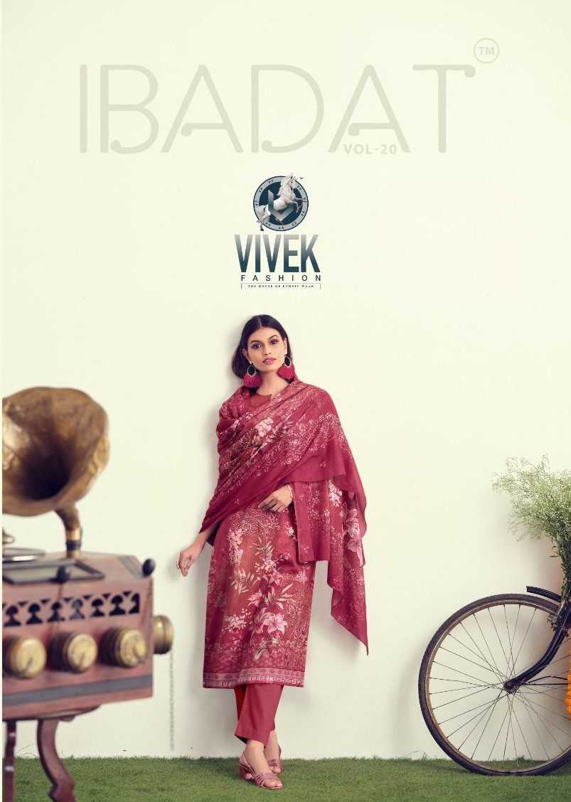 vivek fashion presents ibadat vol 20 ethnic style cotton lawn pakistani salwar suit