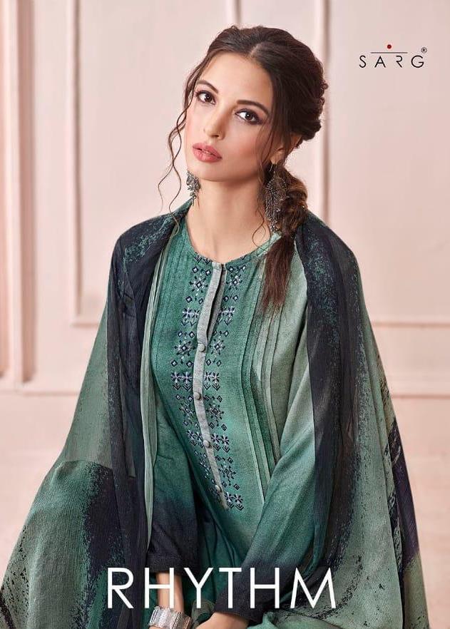 Shai Presents Rhythm Silk Anarkali Semi Stitch Salwar Kameez Wholesale Online