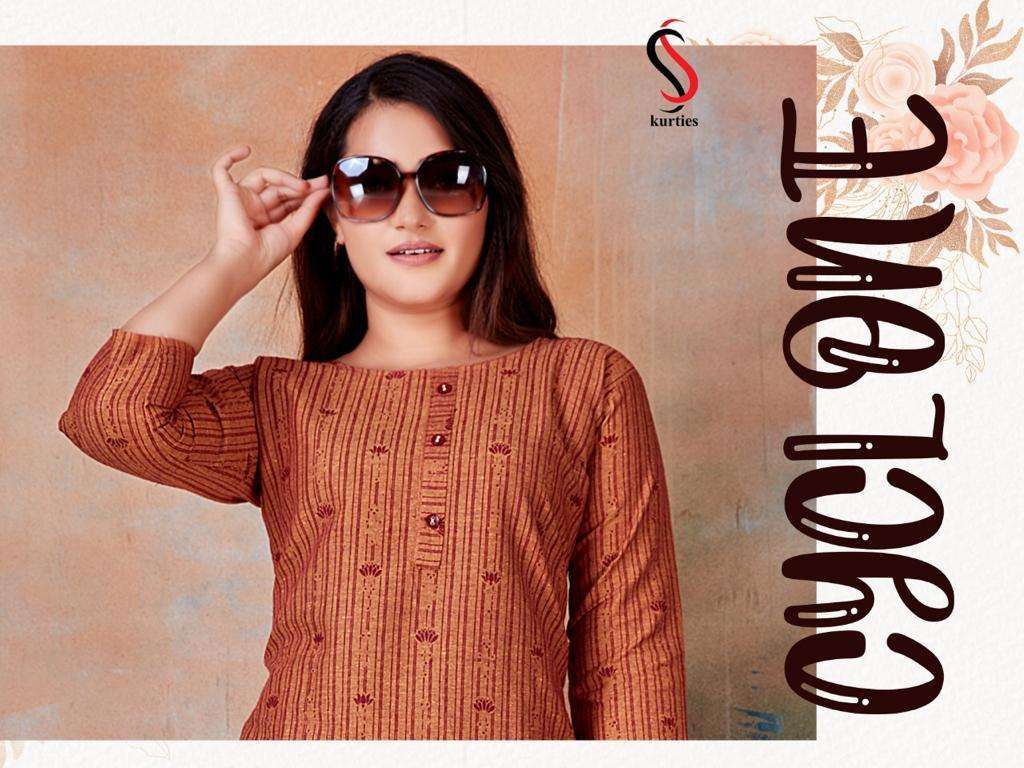 Smore Fashion Presents Cyclone Rayon Long Readymade Kurtis Supplier Wholesaler In Surat