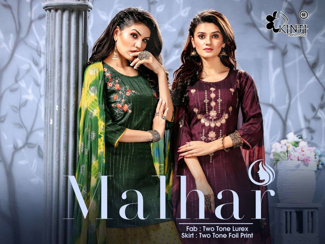 Indira Apparel Malhar Two Piece Collection Kurti With Bottom Online Shopping