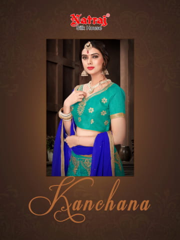 Natraj Launch Kanchna Net With Silk Blouse Designer Lehenga Collection