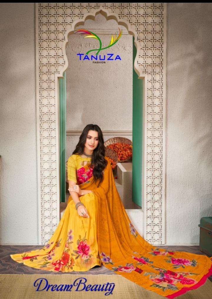 Tanuza Fashion Dream Beauty Georgette With Digital Print Saree 1055-1065 Series
