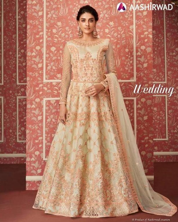 Aashirwad Wedding 8303-8306 Series Anarkali Dresses Buy Online In India