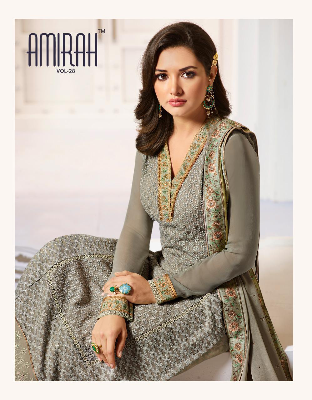 Amirah Vol 28 12061-12066 Series Exclusive Collection Of Karachi Work Suits