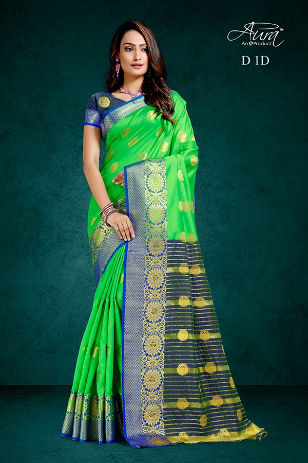 Aura Saree Launching Shagun Vol 1 Silk Traditional Wear Indian Look Saree
