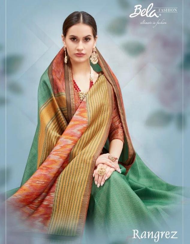 Bela Fashion Rangrez 35010-35018 Series Tussar Silk Digital Printed Saris Online Shop