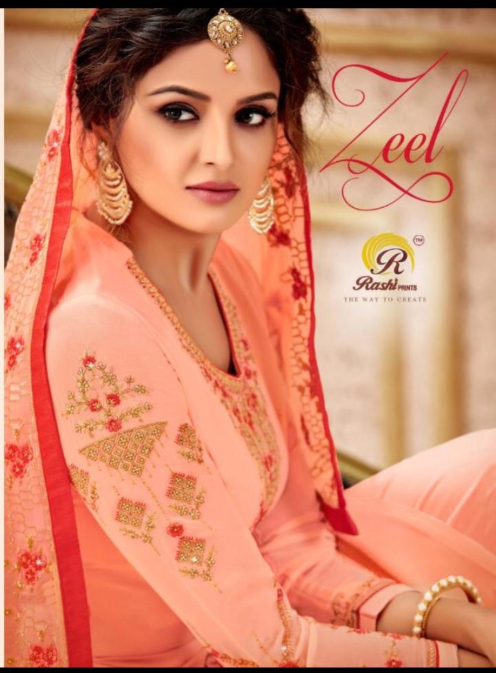 Rashi Presenting Zeel Georgette With Embroidery Work 361-368 Series Suit