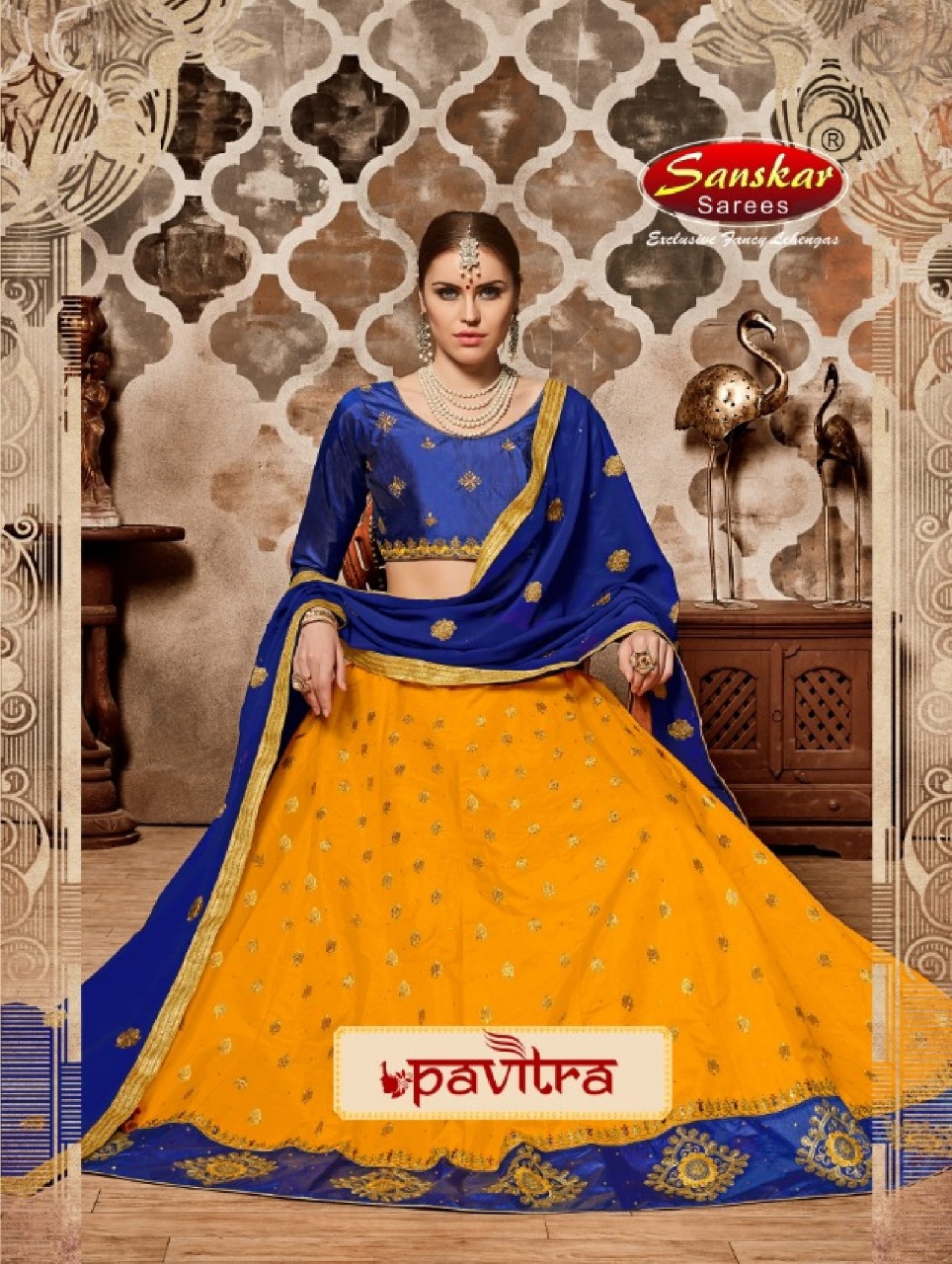 Sanskar Style Pavitra Looking Classy Designer Silk Lehenga Dealer