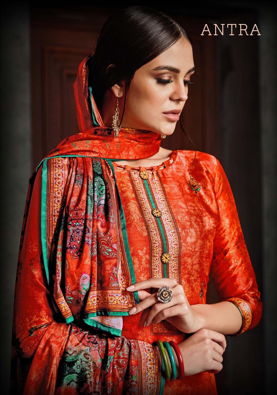 Sargam Prints Present Antra Crape Digital Print With Designer Suit Collection