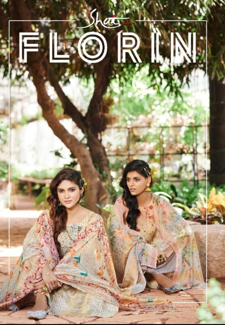 Shai Florin Bemberg Silk Digital Printed Salwar Suit Online Shopping Dealer