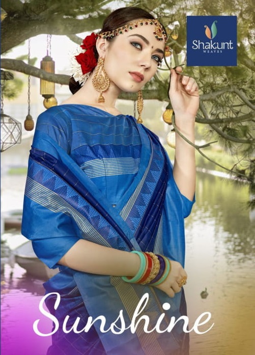 Shakunt Weaves Sunshine Cotton Silk 98090-98095 Series Saree Online