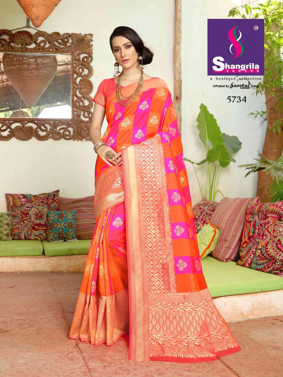 Shangrila Present Gauri Silk Traditional Wear Saree Online Shopping