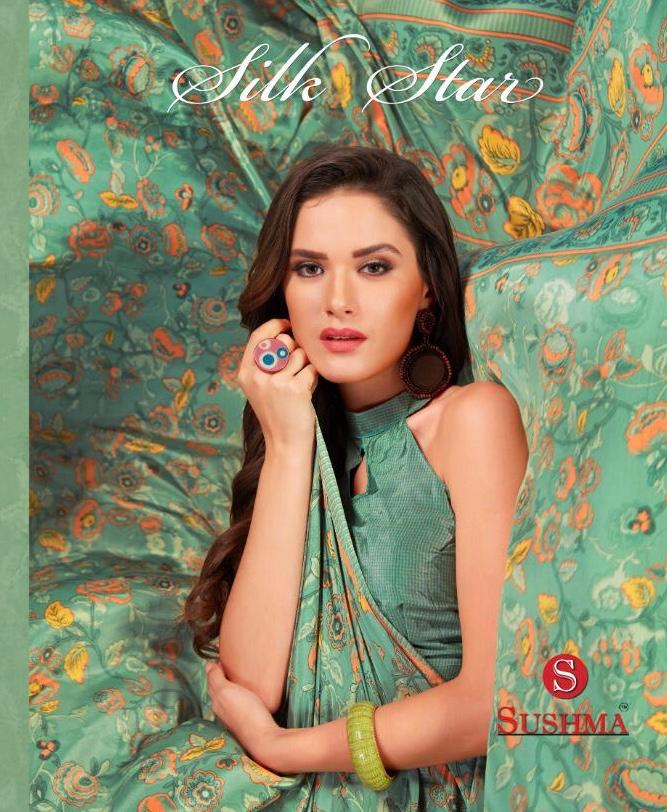 Sushma Launch Silk Star Softy Crape Casual Wear Saree Catlog Collection