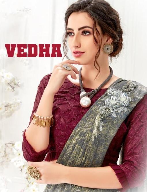 Sweety Fashion Vedha Readymade Sarees Buy Pre Stitched Sarees Online In India