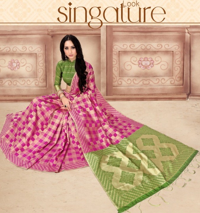Vaamika Fashion Signature Silk Traditional Wear Saree Clothing Store