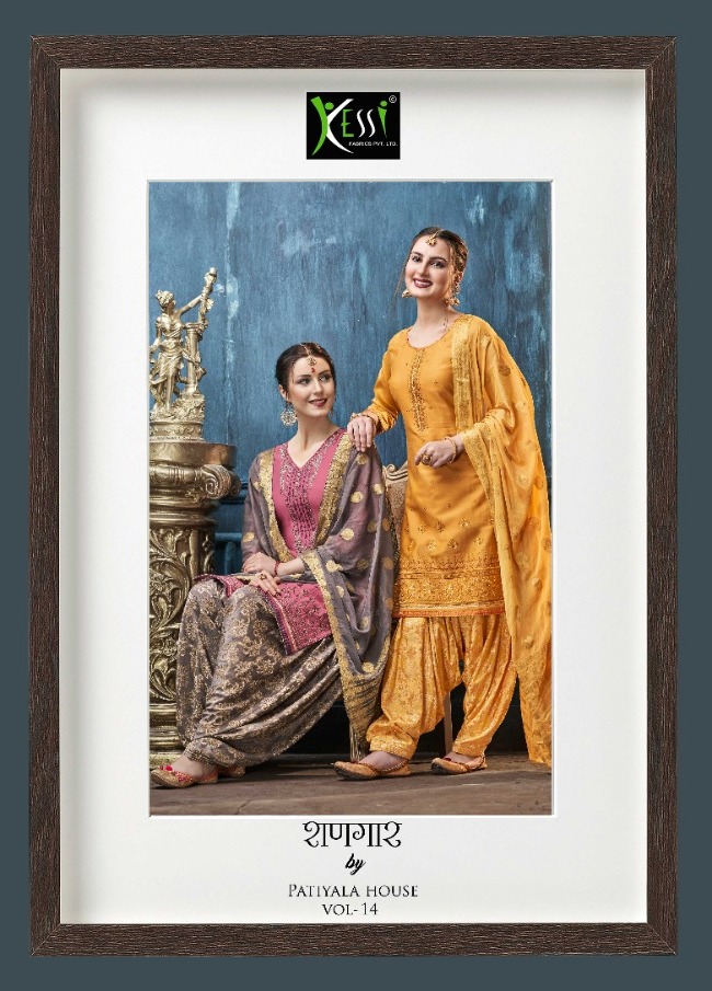 Kessi Shangar By Patiyala House Vol 14 Jam Silk Cotton Punjabi Salwar Kameez