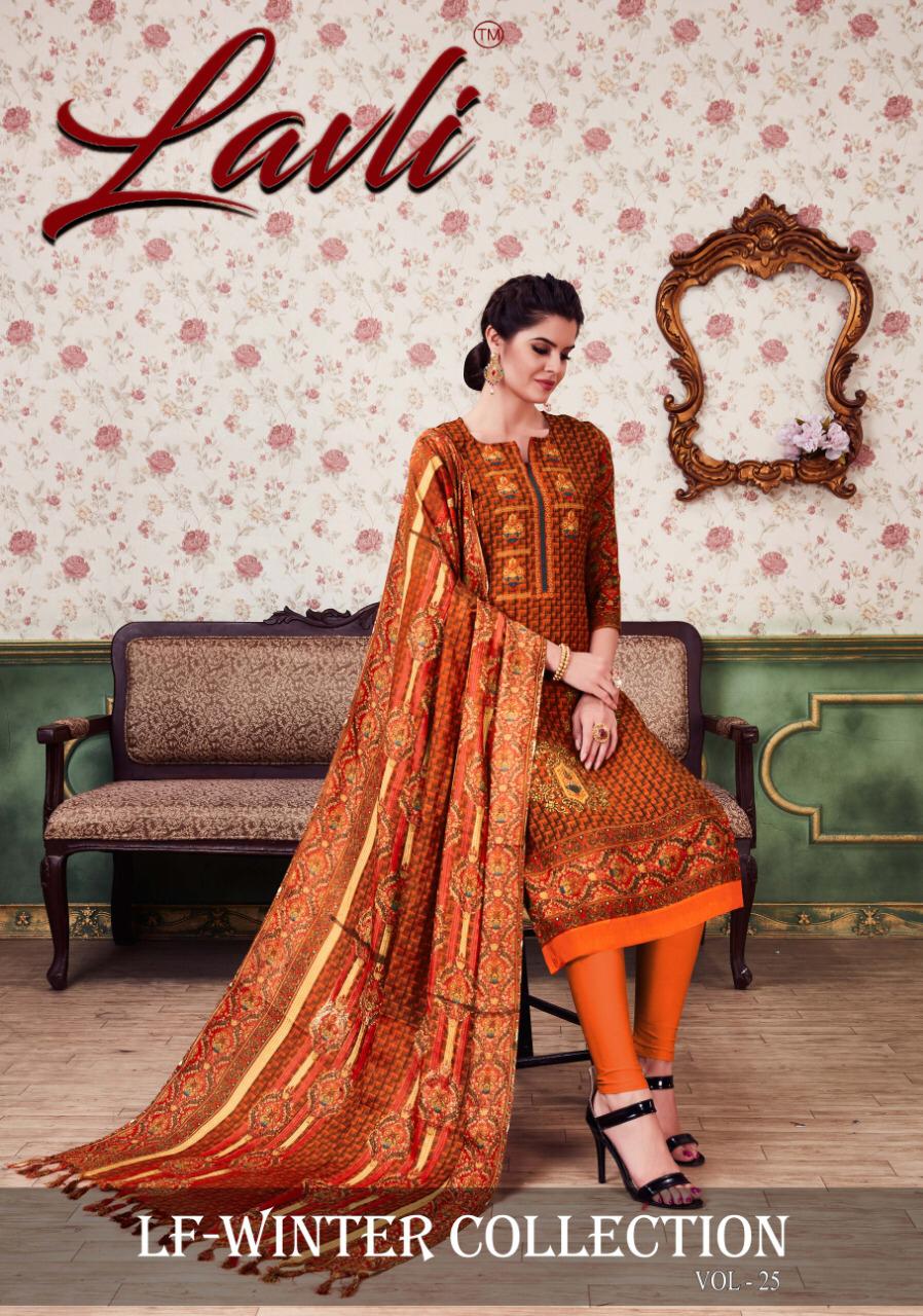 Lavli Present Lavli Vol 25 Pashmina Winter Collection Suit Wholesaler In Surat