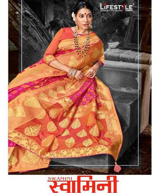 Lifestyle Sarees Swamini Checks Chokda Weaving Saris Online Shopping