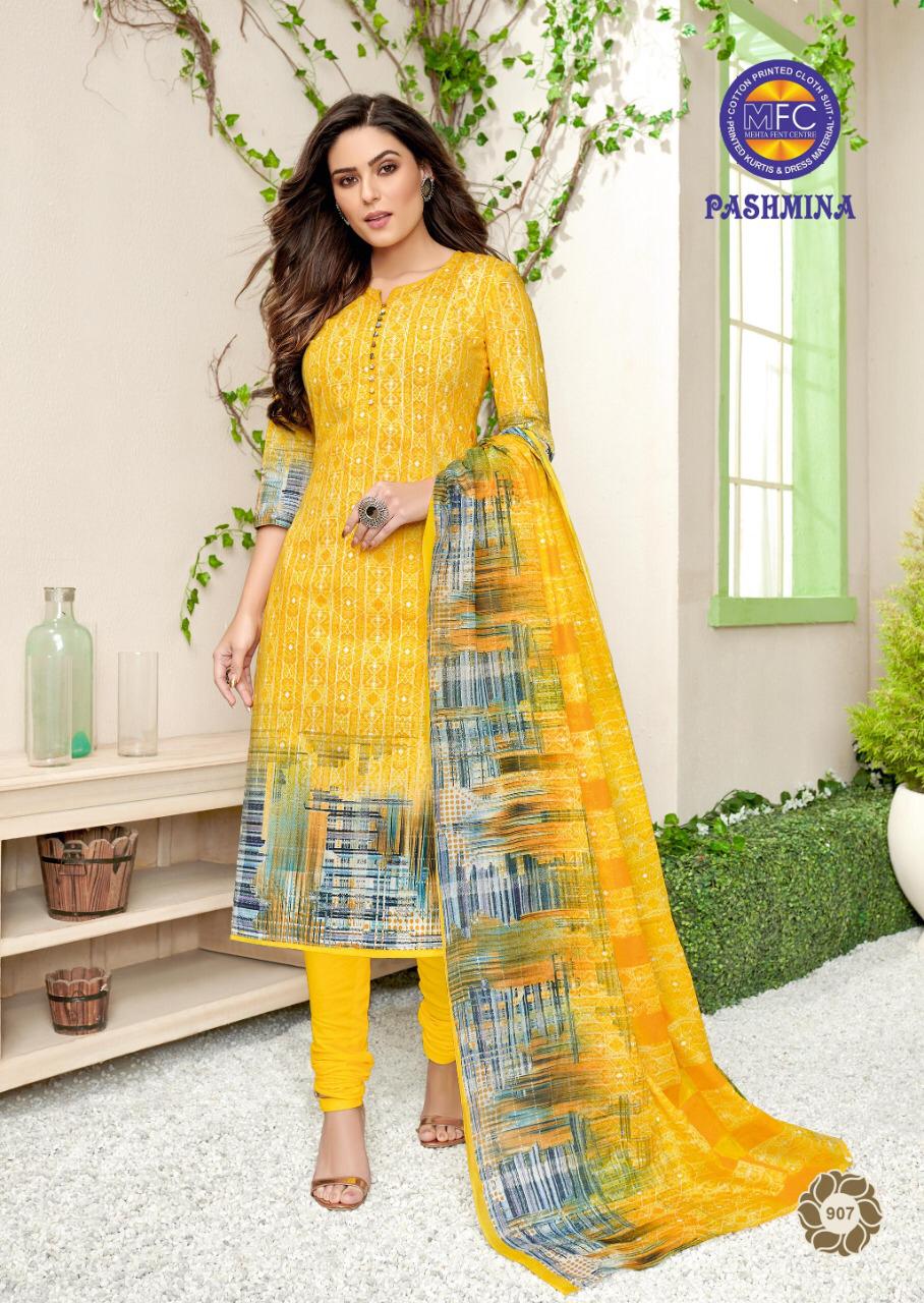 Mfc Pashmina Vol 9 Pure Lawn Casual Wear Salwar Suit Catlog Collection
