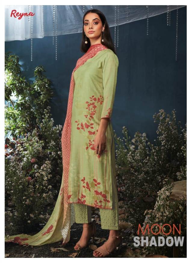 Reyna Present Moon Shadow Bemberg Silk Digital Print Heavy Look Salwar Suit Trader