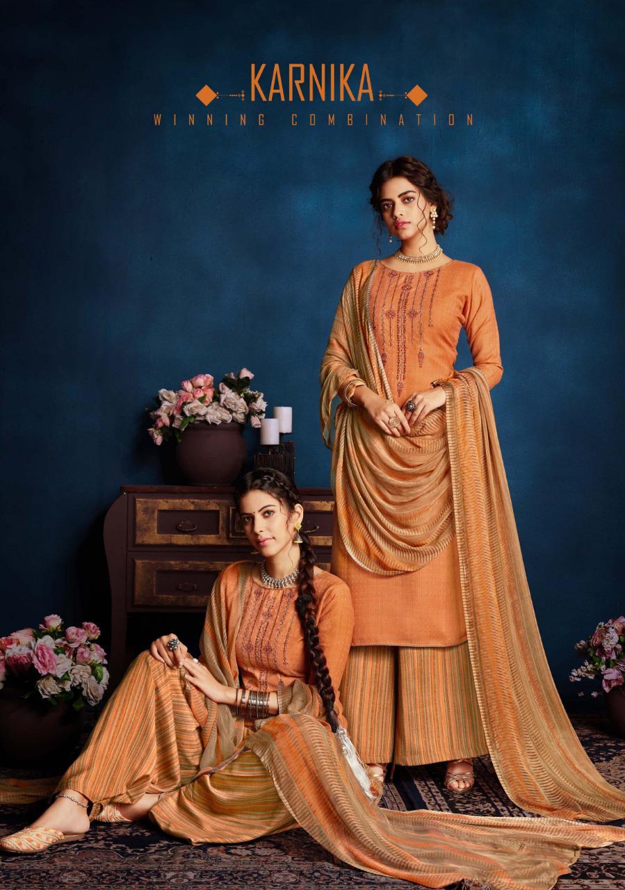 Sargam Prints Karnika Pashmina With Designer Work Ladies Suits For Winter