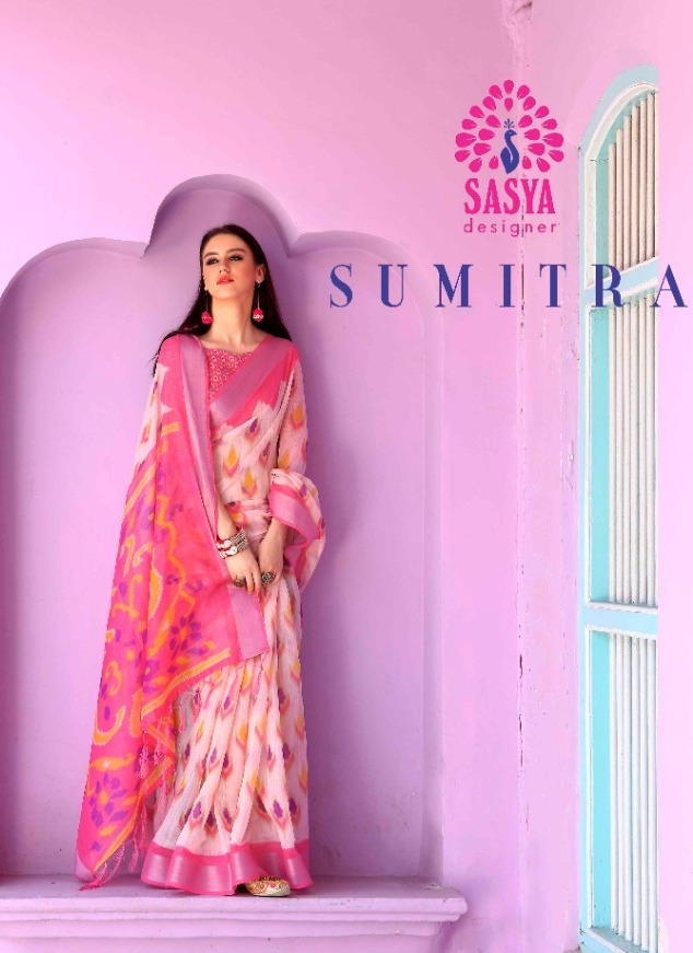 Sasya Designer Sumitra Soft Cotton Formal Wear Designer Saree Online Price