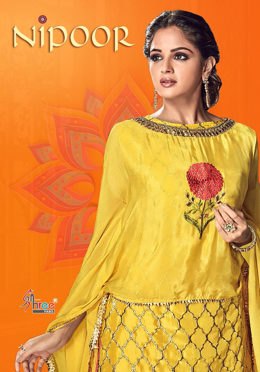 Shree Fabs Present Nipoor Rangoli Heavy Embroidery Patiyala Dress Collection