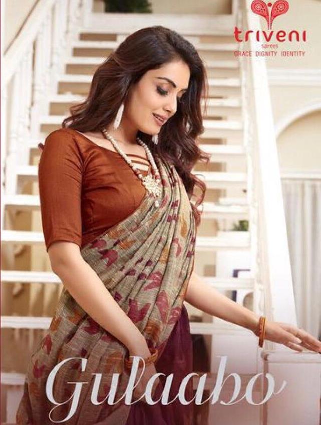 Triveni Sarees Gulaabo Jute Silk Saris Online Shopping In India