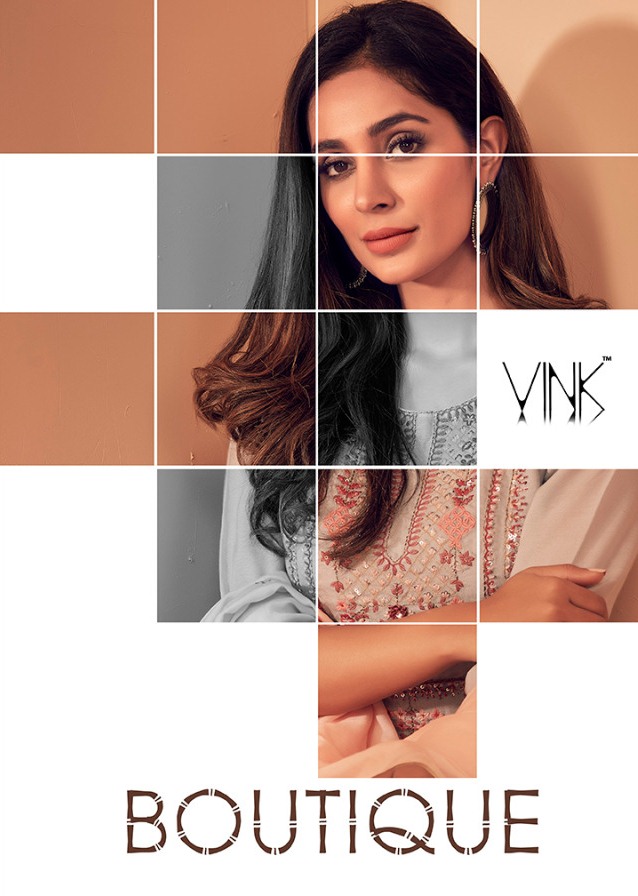 Vink Launch Boutique Viscose Kurta With Plazzo And Dupatta Festive Collection