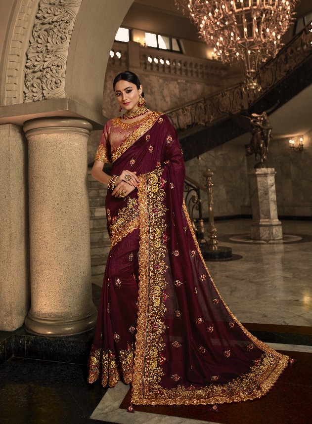 Vritika Lifestyle Palash Vol 2 9021-9027 Series Indian Designer Bridal Collection Of Saree