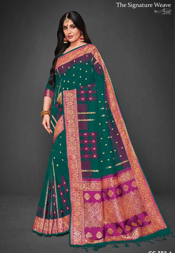 Aura Presents Saanvi Silk Indian Festive Collection Of Saris Online