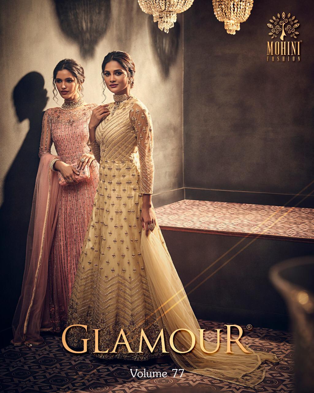 Glamour Vol 77 By Mohini Premium Handwork Long Salwar Kameez Collection