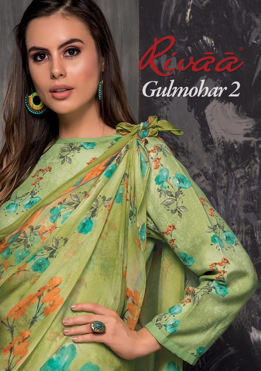 Gulmohar Vol 2 By Rivaa Exports Pashmina Printed Salwar Kameez