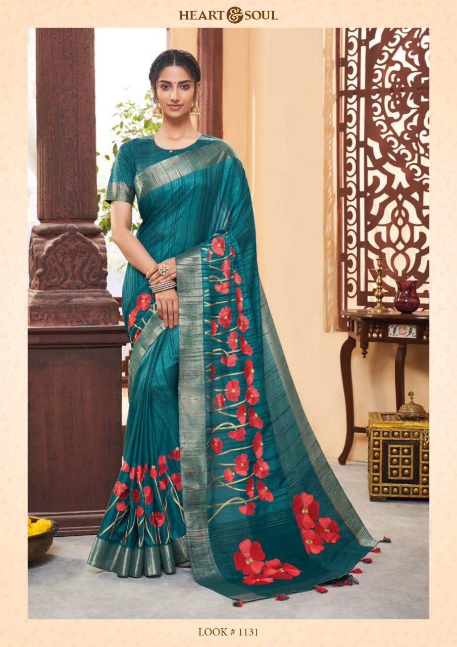 Heart And Soul Sonika 1121-1131 Series Heavy Fancy Fabrics Saree Surat Supplier