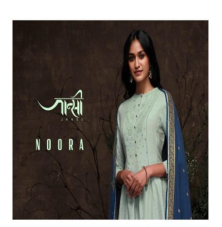 Jansi Present Noora Silk Ready Made Long Dresses Wholesale Price
