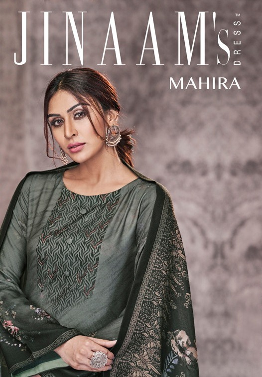 Jinaam Launch Mahira Digital Printed Pashmina Work Salwar Suit Wholesale Price