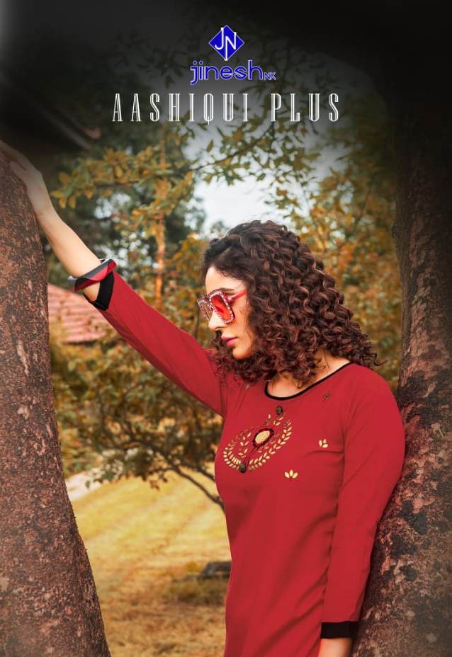 Jinesh Nx Aashiqui Plus Vol 1 Rooby Slub Formal Wear Kurti At Cheapest Price