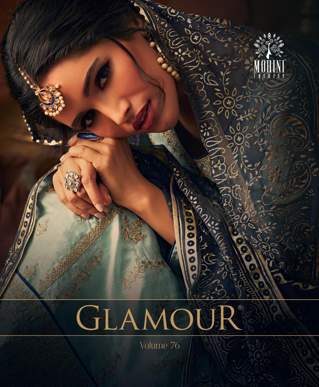 Mohini Glamour Vol 76 Viscose Upada Embroidery Salwar Kameez Online Store