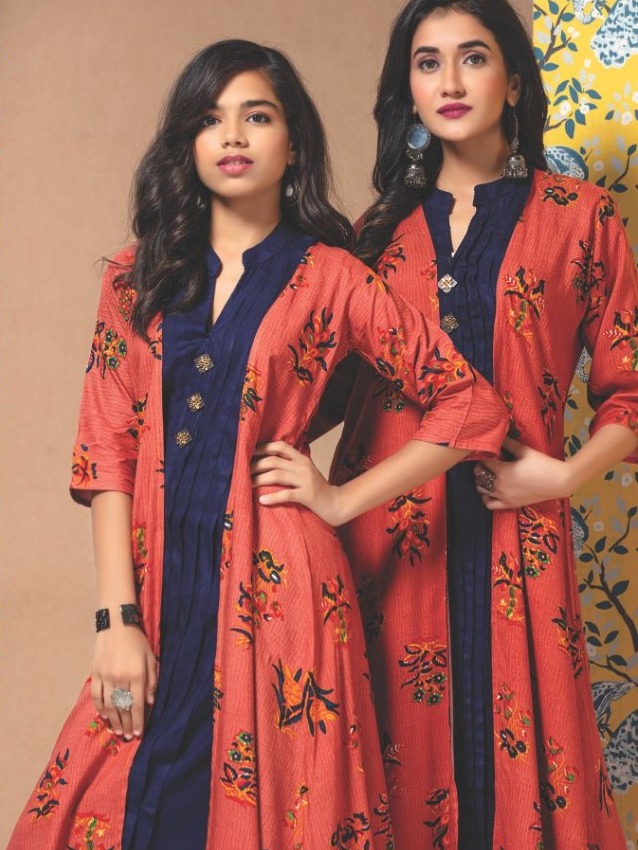 Paavi Kumkum Vol 2 Koti Style Designer Long Kurtis Wholesaler