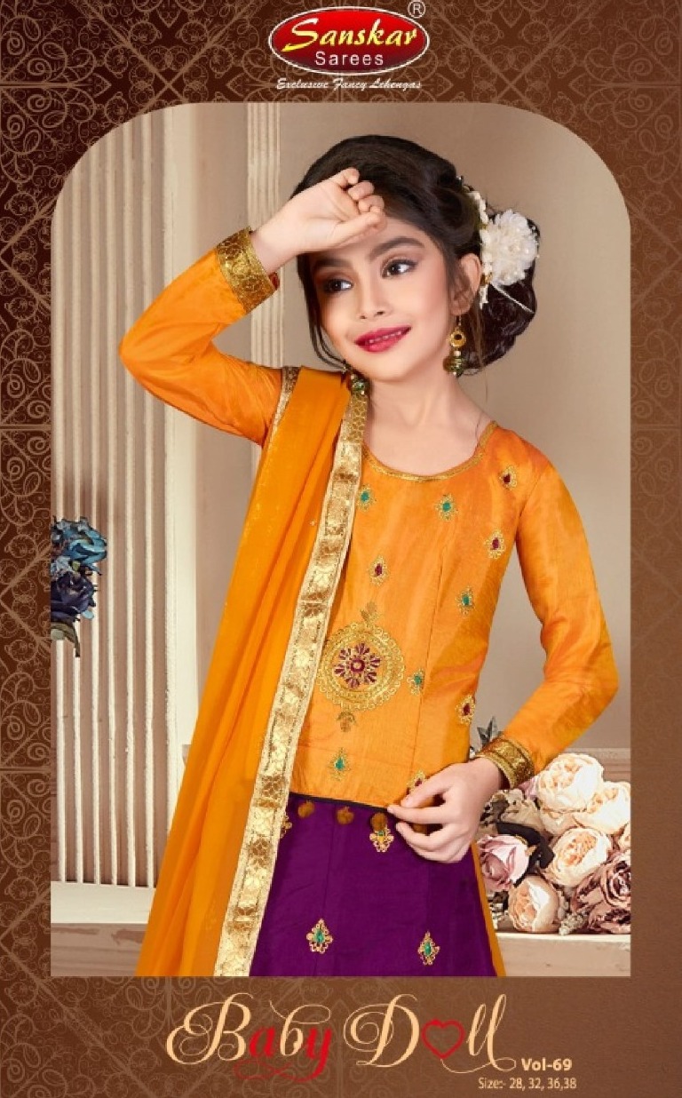 Sanskar Style Baby Doll Vol 69 Kids Lehenga Choli Collection