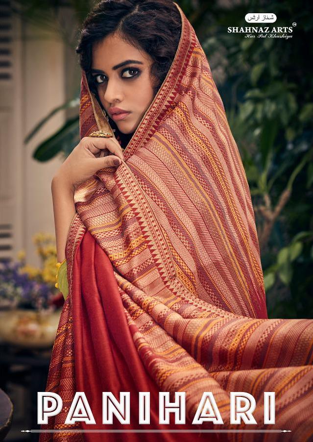 Shahnaz Arts Panihari Pashmina Winter Wear Dress Materials Collection
