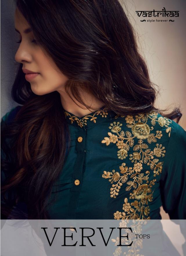 Vastrikaa Launch Verve Tops Heavy Maslin Formal Wear Short Tops Collection
