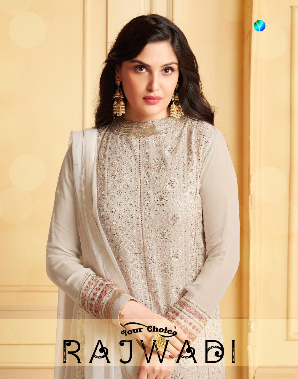 Your Choice Presents Rajwadi Lakhnavi Style Sarara Pattern Suits Collection