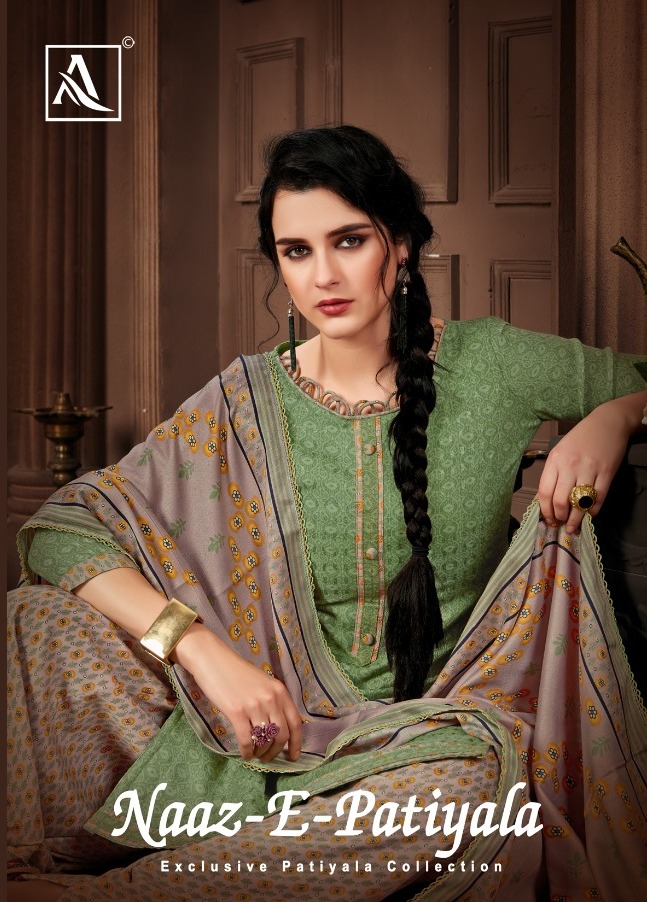 Alok Suit Naaz E Patiyala Pashmina Punjabi Winter Dress Materials