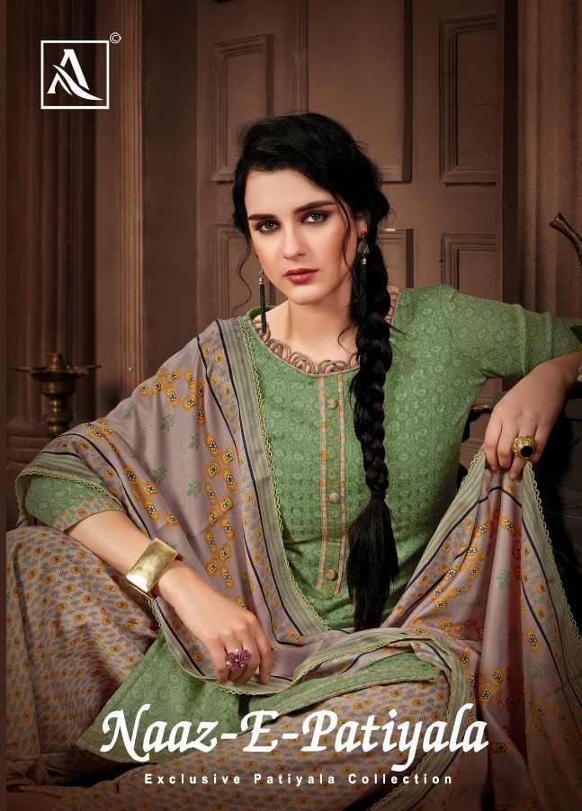 Alok Suit Naaz E Patiyala Pashmina Punjabi Winter Dress Materials